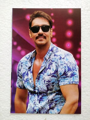 Bollywood Indien Superstar Schauspieler Ajay Devgan Original Postkarte Postkarte