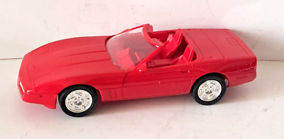 1990 Chevy Corvette Convertible AMT Ertl Promo Red/Red Int 6044 in Box Vintage