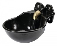 Kerbl TräNkebecken Mit Rohrventil G51 Emailliert 1,7Ltr Grauguss 221851