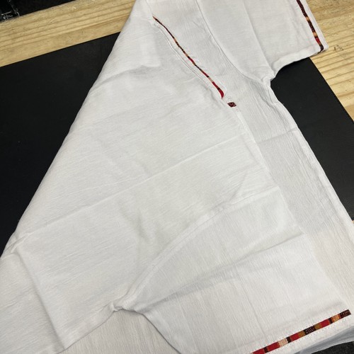 Shirt Mens S White Guayabera Rockabilly Cuban Classic New - Picture 7 of 7