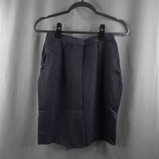 Vintage Valentino Skirt 42 US 2 Black Wool Preppy Timeless Corpcore Secretary