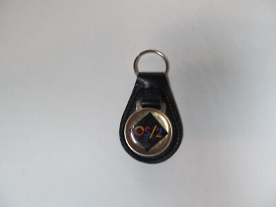 Vintage Microsoft IBM OS/2 Computer Operating System Advertising Keychain