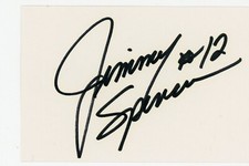 NASCAR  Great - 1994 Pepsi 400 Winner Jimmy Spencer (Car #12) and his autograph