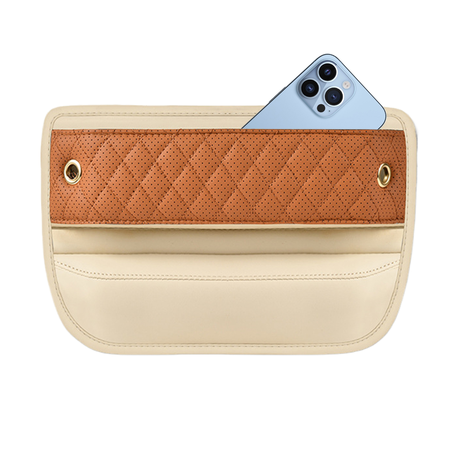 Car Seat Gap Filler Storage Box Phone Holder Organizer Right Passenger Side