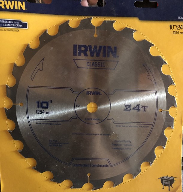 IRWIN Classic Series 10" Circular Saw Blade 24T Framing/Ripping 1826235 NEW eBay