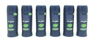   Bac Cool Energy Deo Stick,Deodorant 24H Schutz gegen Körpergeruch 6 x 40ml  