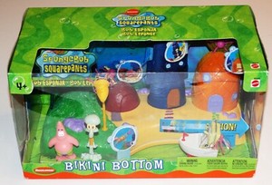 spongebob bikini bottom playset