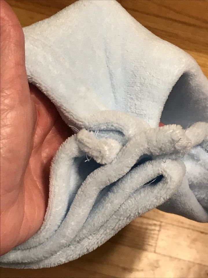 NWOT Baby Starters “Thank Heaven for Little Boys” Stars Blue Blanket Lovey - Image 4 of 4