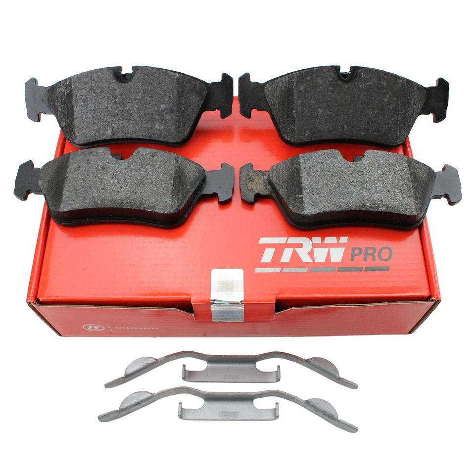 Juego de pastillas de freno delanteras bajas metálicas TRW Pro para BMW E36 323i 325Ci 325i 328i E85 Z4 Foto 3 de 4