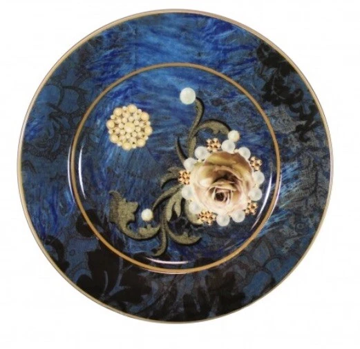 Servizio Piatti 18 Pezzi Danubio Blu Brandani Bone China - Immagine 4 di 4