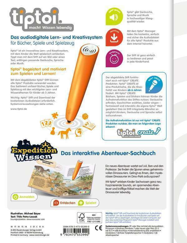Thumbnail - Tiptoi® Buch Expedition Wissen Dinosaurier Ravensburger Neu Ohne Stift