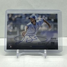 2022 Topps Stadium Club Jake Brentz Rookie On Card Auto RC - Kansas City Royals
