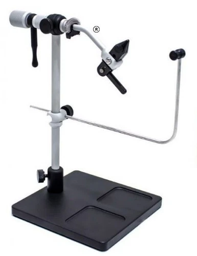 RENZETTI SALTWATER TRAVELER 2200 ROTARY FLY TYING VISE PEDESTAL BASE RIGHT HAND