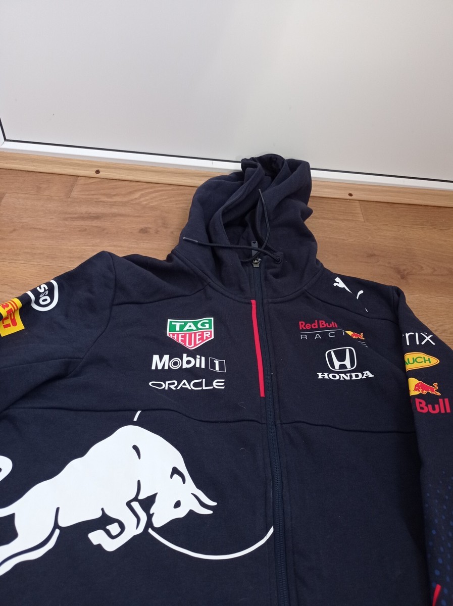 Red Bull Racing F1 Zip Hoodie M Size Mens Honda Aston Martin PUMA