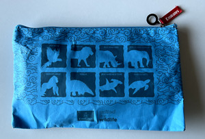 EMIRATES - Premium Economy Class Amenity Kit Pouch, Blue Color - Brand New