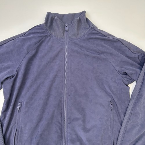Athleta Jacket Women Medium Zip Up Brooklyn Bomber Leopard UPF Work Gym Core Go - Picture 2 of 19
