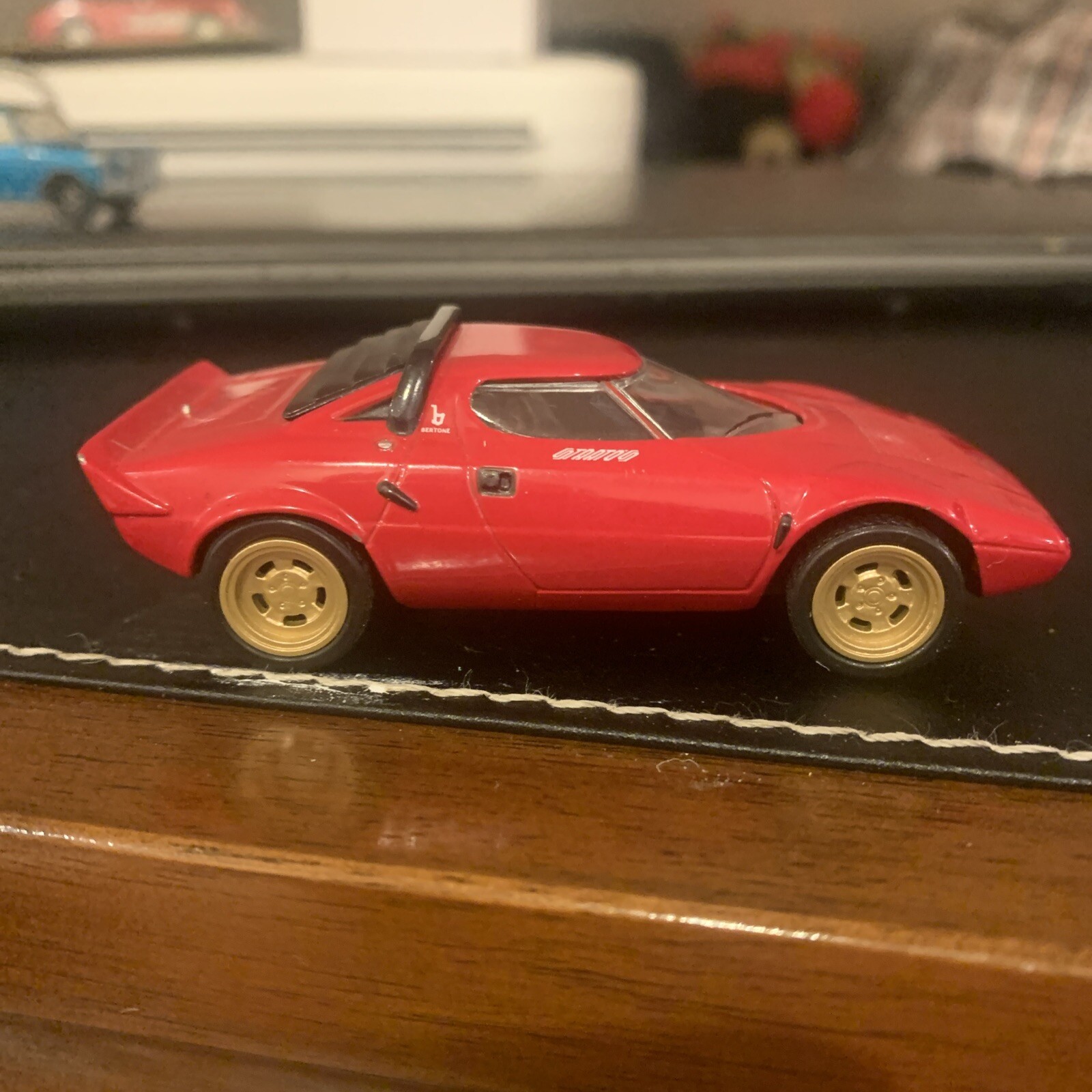 RARE DEL PRADO 1/43 CLASSIC LANCIA STRATOS RED DIECAST MODEL TOY CAR