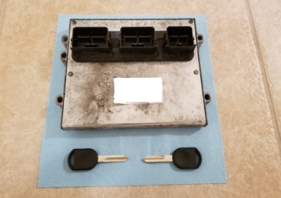 VIN PROGRAMMED 2005 5.4L Ford F-150 Computer With Keys PCM ECU 5L3A-12A650-BBF