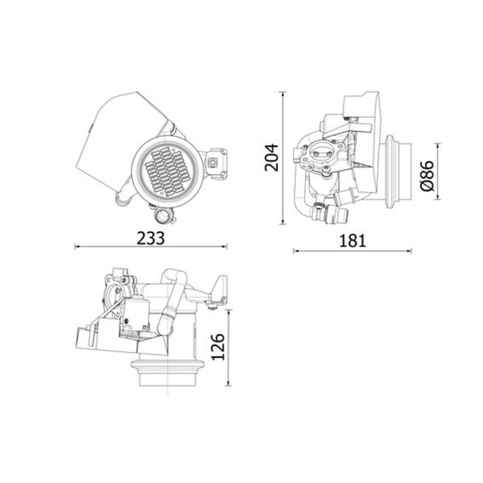 Mahle Exhaust Gas Recirculation Egr-Cooler (CE40000P) for Efficient Performance