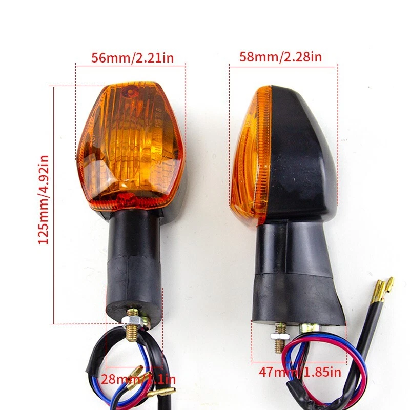 Turn Signal Lights Indicator For HONDA CB600F/900F HORNET CB1300/S CB1000R VTR - Image 2 of 4
