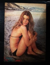 C4523 Lindsay Wagner Tatum O'Neal Vintage Thailand ONLY 1 COLOR PAGE MEGA RARE!!