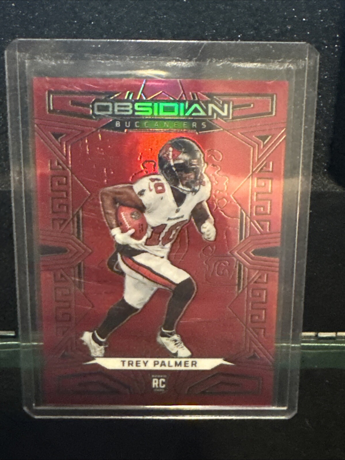2023 Panini Obsidian Trey PALMER Red Flood /90 Rookie #194 RC Bucs Color Match