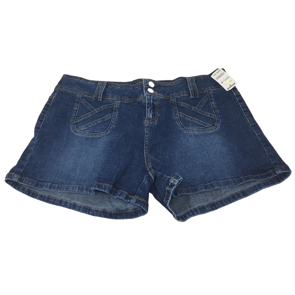 Short Paris Blues – Taille 7 (Juniors) – Neuf Avec Étiquettes – Coupe Courte (Short Shorts) – Bleu