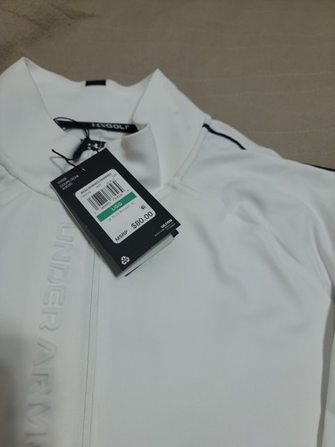 Fashionable Under Armour White Golf Storm Mid Layer 1/4 Zip Pullover New $80 - Picture 5 of 5