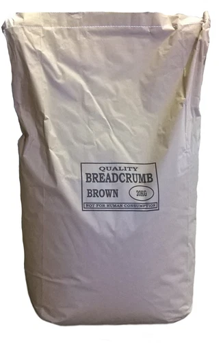 FISHING BAIT - BROWN BREAD CRUMB GROUNDBAIT FOR COARSE AND CARP 20KG BAG