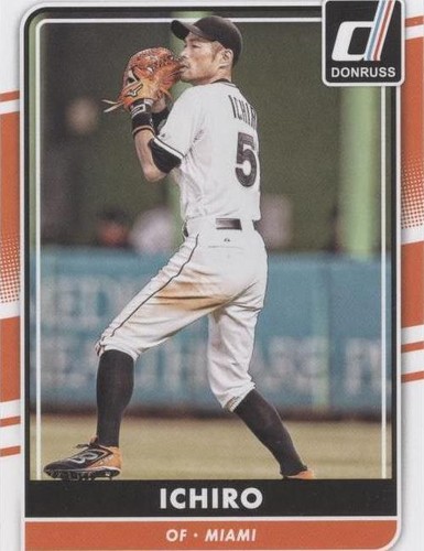 ICHIRO 2016 DONRUSS PANINI BASEBALL CARD #149 SEATTLE MARINERS | eBay