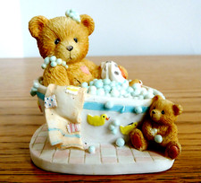 BEAR IN BATHTUB Cherished Teddies Figurine "Bubblin Over with Love