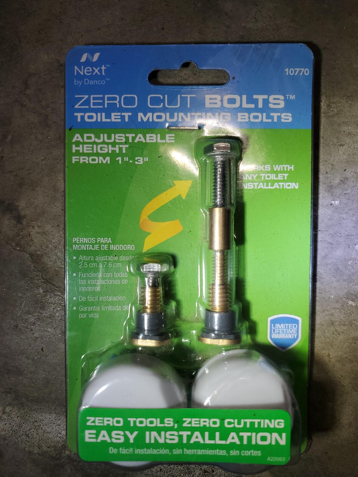 Danco Zero Cut Toilet Mounting Bolt Set of 2 for sale online eBay