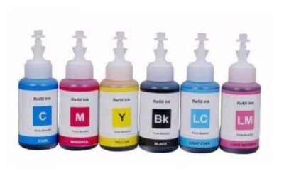 6 X Refill Ink for Epson Ecotank Cartridge L360 L800 L805 L810 L850 L1800 To 673