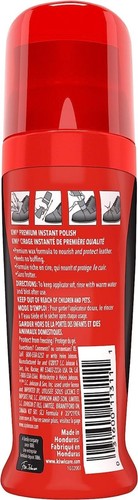 Premium Instant Shine Liquid Shoe Polish Black - 2.5 FL. OZ. Gel with Kiwi Scent - Picture 4 of 9