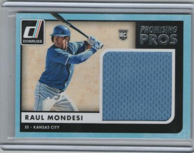 RAUL MONDESI 2016 Donruss Player-Used Material Rookie Card !!!!