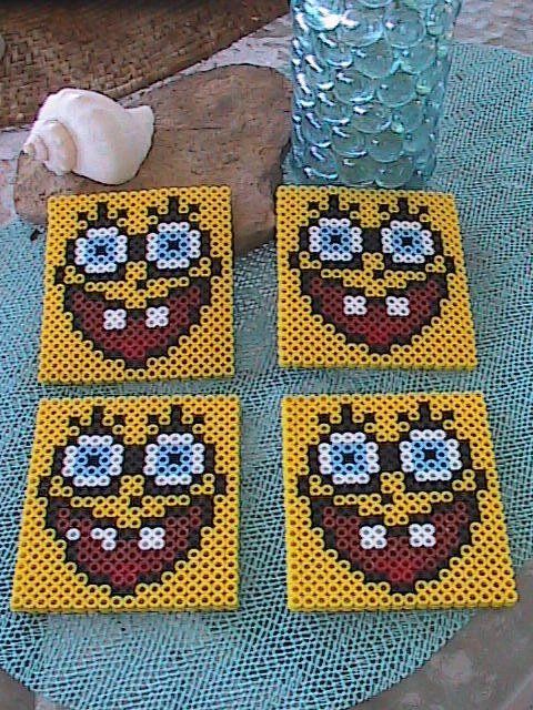 Perler sale bead spongebob