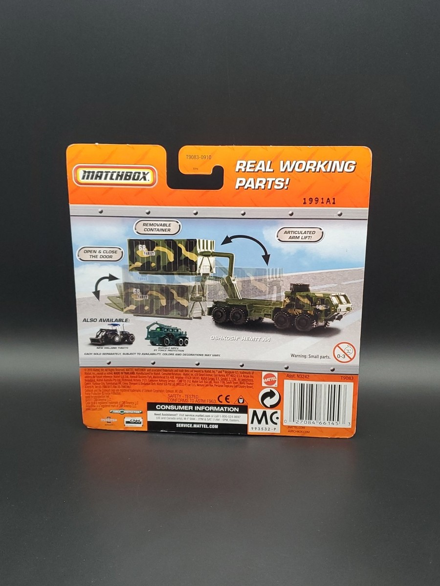 2010 Matchbox Oshkosh HEMTT A4 Camo Rare | eBay