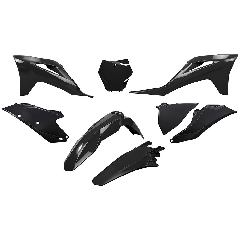 UFO Plastic Kit Set Complete Black Gas Gas EX MC 250 250F 300 350F 450F 21-23