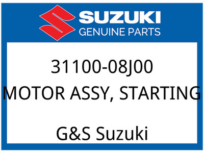 Suzuki OEM Part 31100-08J00 MOTOR ASSY,STARTING