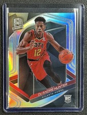 DE'ANDRE HUNTER 2019-20 PANINI SPECTRA #139 ROOKIE SILVER PRIZM RC HAWKS