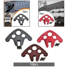 Pack of 10 reliable, robust roof snow guards with vertical seal