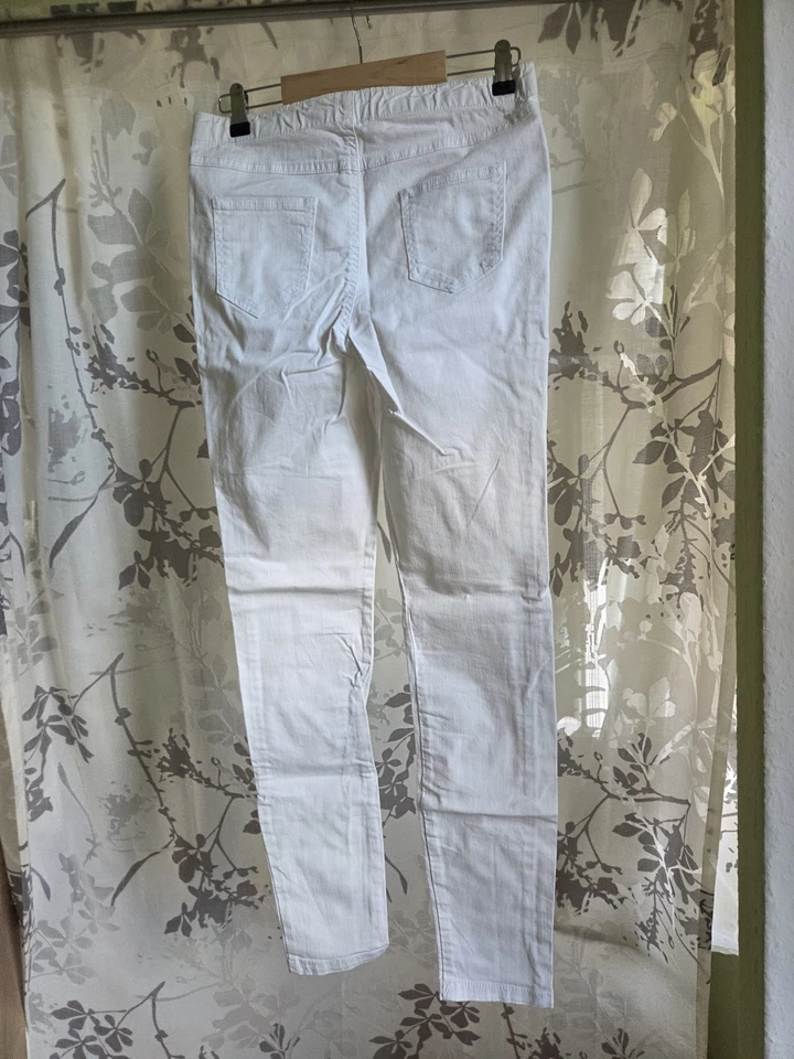 Damenhose - Hose - Weiß - 98% Baumwolle - Größe 38 - C&A - Canda - C und A - Bild 4 von 4