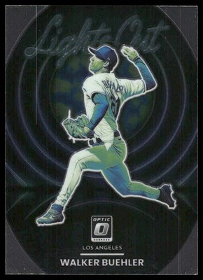 2022 Donruss Optic #LO-11 Walker Buehler Lights Out Los Angeles Dodgers