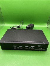 Conmutador KVM DisplayPort de 4 puertos StarTech SV431DPUA2 4K 60Hz pantalla única