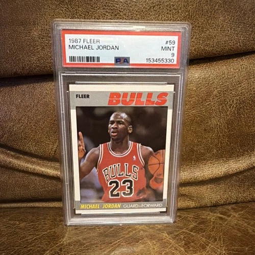 1987-88 Fleer - Michael Jordan #59 PSA 9 Mint Chicago Bulls HOF GOAT NBA MVP