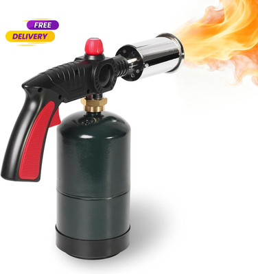 Heavy Duty Propane Torch 3272°F Adjustable Flame Weed Burner BBQ Culinary Torch