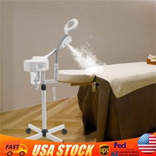 2IN1 Hot Facial Steamer 5X LED Magnifying Lam...