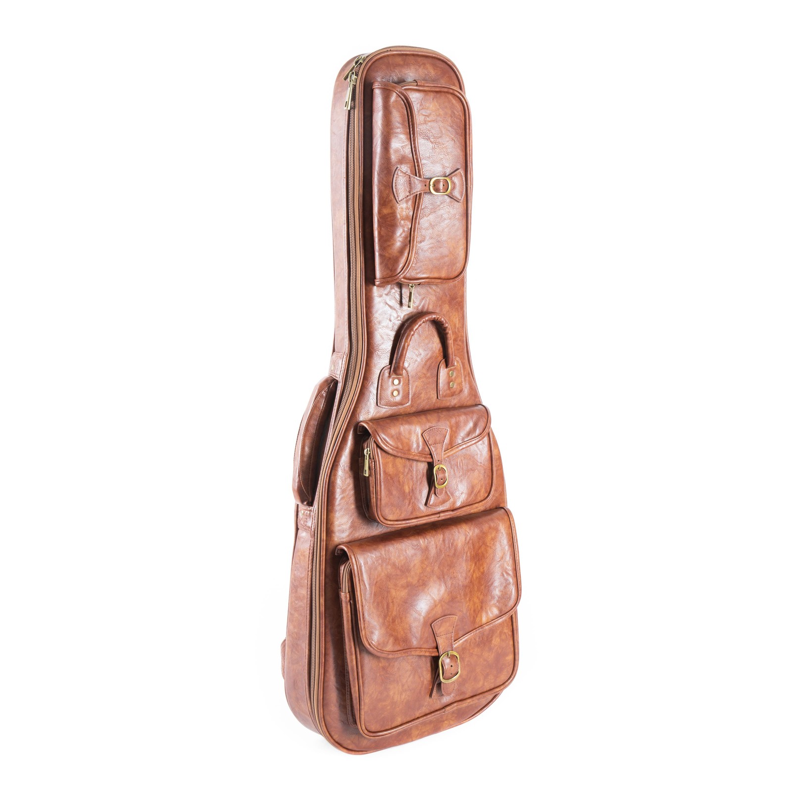 Deluxe E-Gitarre Gigbag Vintage Kunstleder Extra-Polsterung 14290₽