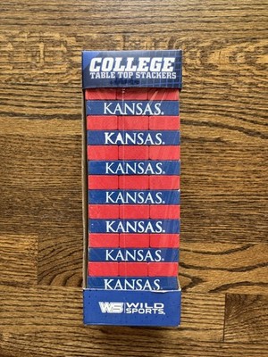 University of Kansas College Table Top Stackers KU NEW