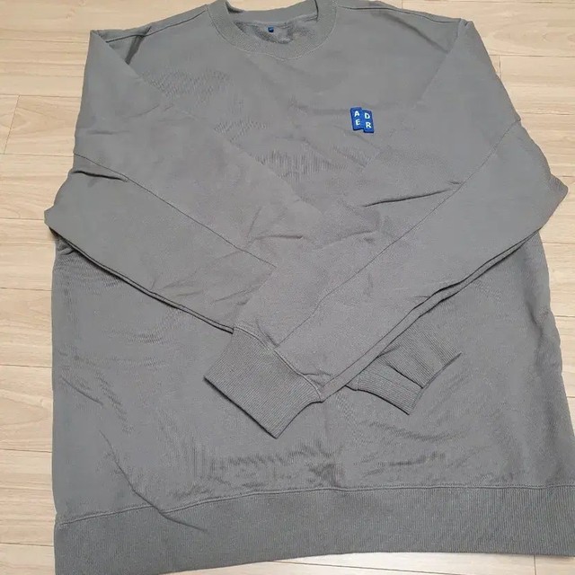 ADER Error Signature Crewneck Sweatshirt - Charcoal, Size L